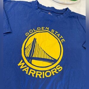 Majestic Blue and Yellow Warriors Tee